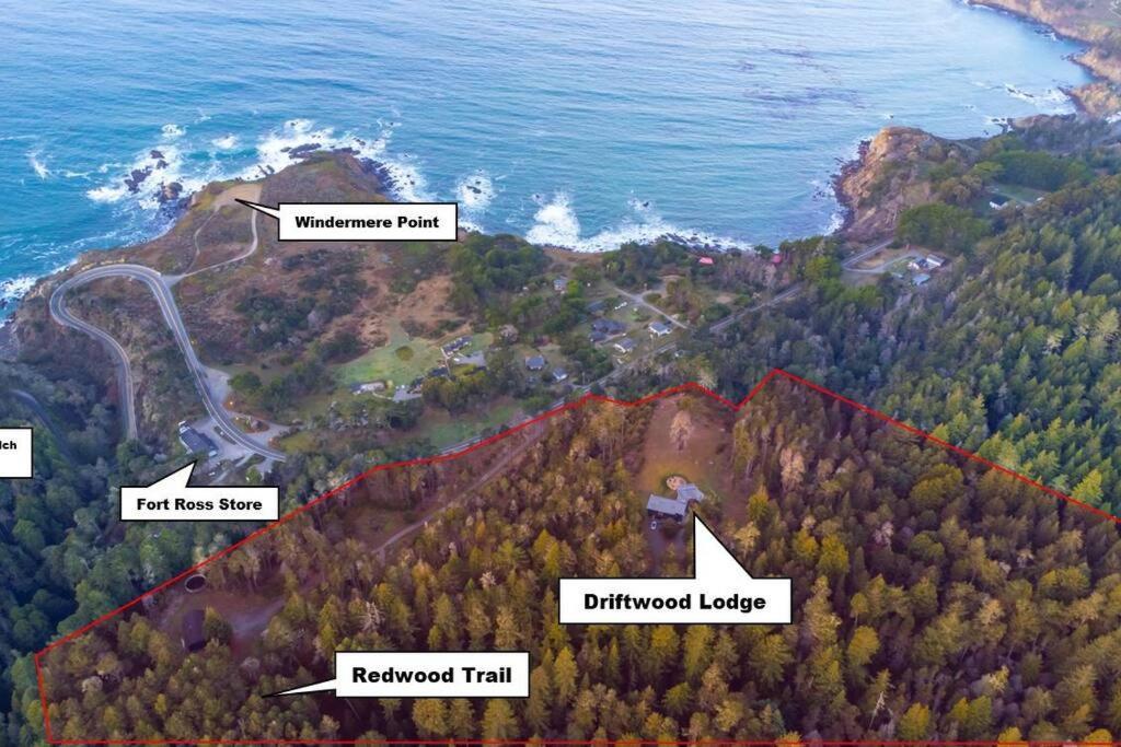 Driftwood Lodge ~ 5 Bedroom / 7 Bath ~ 30-Acre Private Estate On Hwy 1 ~ Hot Tub ~ Oceanview ~ Reunions & Retreats Walsh Landing ภายนอก รูปภาพ